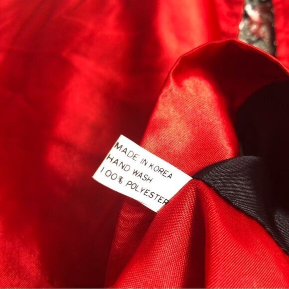 Vintage 80’s Hyung Club Metallic Floral Bomber Jacket - Picture 7 of 16